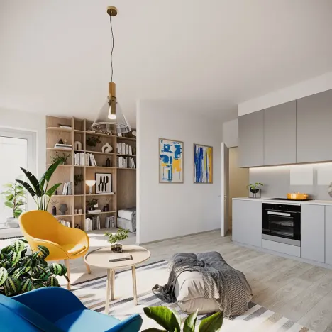 Prodej bytu 1+kk, Brno, Staňkova, 39 m2
