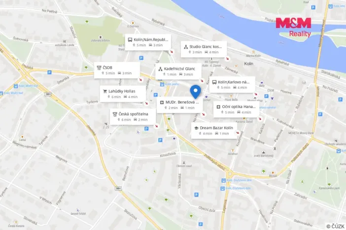 Pronájem obchodního prostoru, Kolín - Kolín I, Na Hradbách, 39 m2
