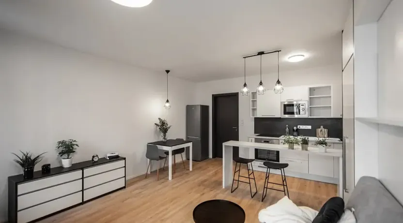 Pronájem bytu 1+kk, Praha - Hlubočepy, Vítové, 33 m2