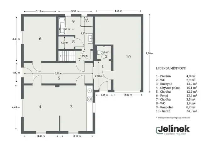 Prodej rodinného domu, Poříčí u Litomyšle, 77 m2