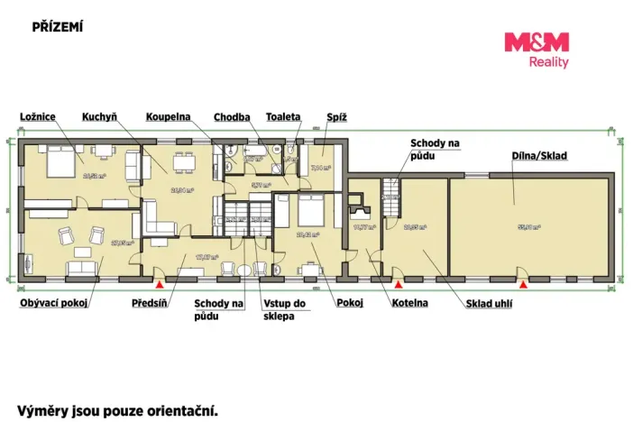 Prodej zemědělské usedlosti, Mezholezy, 171 m2