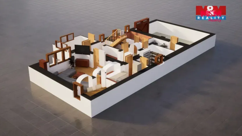 Prodej rodinného domu, Telnice - Liboňov, 265 m2