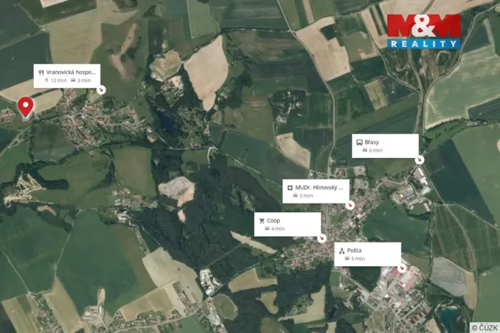 Prodej pozemku, Břasy - Vranovice, 3561 m2