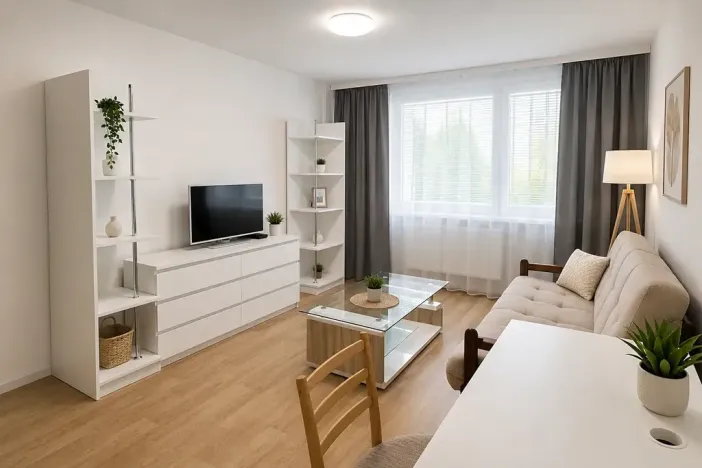 Pronájem bytu 2+kk, Praha - Petrovice, Jakobiho, 43 m2