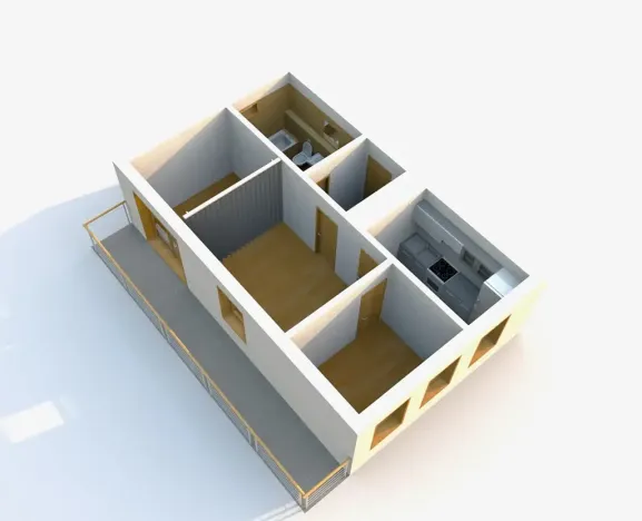 Prodej bytu 2+kk, Praha - Holešovice, Varhulíkové, 53 m2