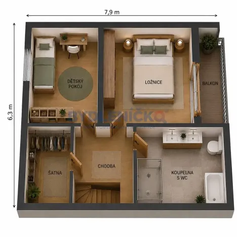 Prodej rodinného domu, Kájov, Nový Křenov, 113 m2