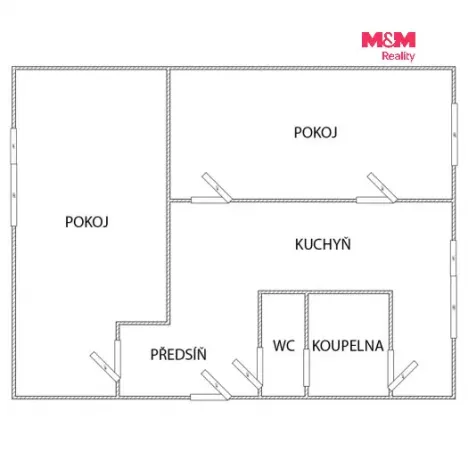 Prodej bytu 2+1, Ústí nad Labem - Ústí nad Labem-centrum, SNP, 63 m2