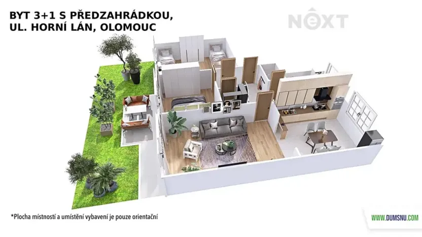 Prodej bytu 3+1, Olomouc, Horní lán, 97 m2