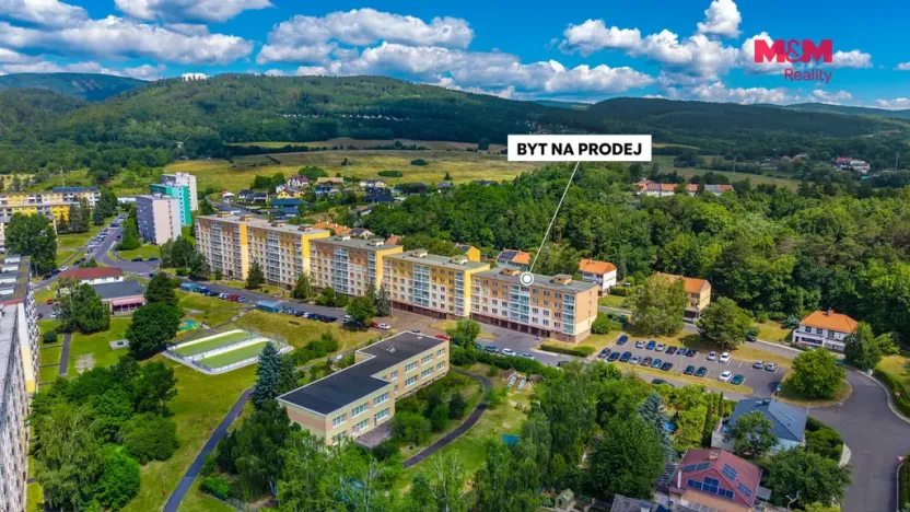 Prodej bytu 2+1, Klášterec nad Ohří - Miřetice u Klášterce nad Ohří, Lesní, 50 m2