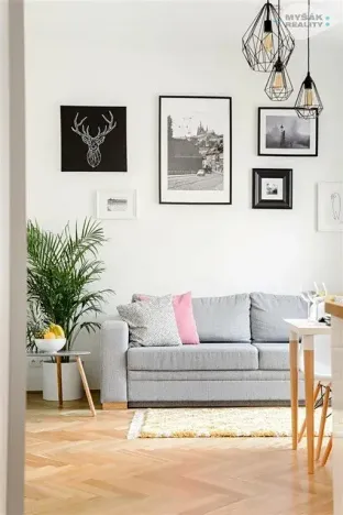 Pronájem bytu 2+kk, Praha, Rumunská, 45 m2