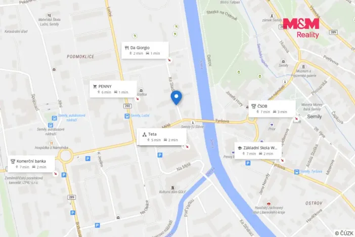 Pronájem obchodního prostoru, Semily, Ke Stadionu, 44 m2