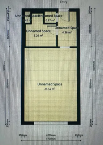 Pronájem bytu 1+kk, Jablonec nad Nisou, Za Jízdárnou, 42 m2