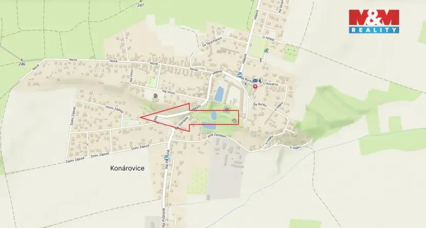 Prodej rodinného domu, Konárovice, Horní Zájezd, 66 m2