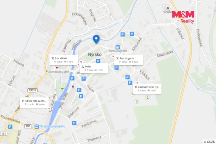 Prodej bytu 1+1, Nýrsko, Rybářská, 40 m2