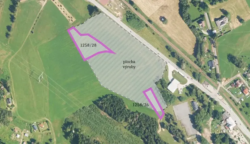 Prodej komerčního pozemku, Borová, 4941 m2