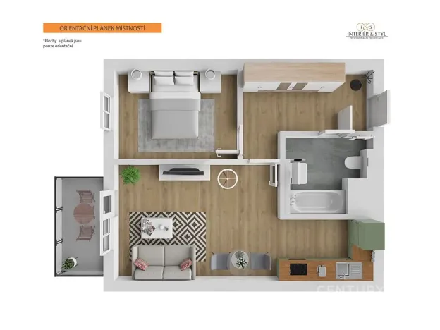 Prodej bytu 2+kk, Praha, Arnošta Staňka, 47 m2