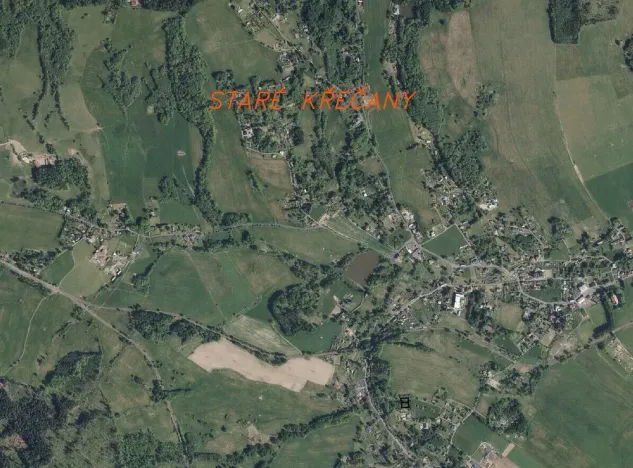Prodej pozemku, Staré Křečany, 1188 m2