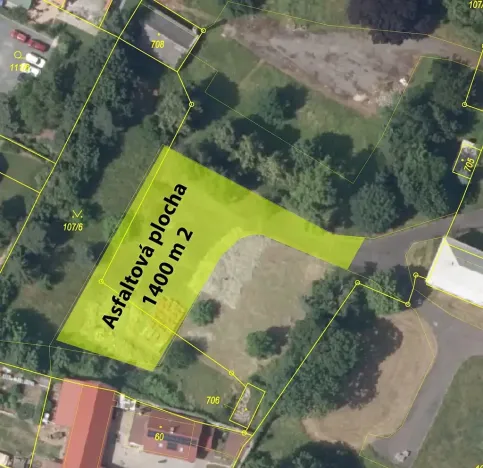 Pronájem komerčního pozemku, Červené Pečky, Dr. Dvořáka, 1400 m2