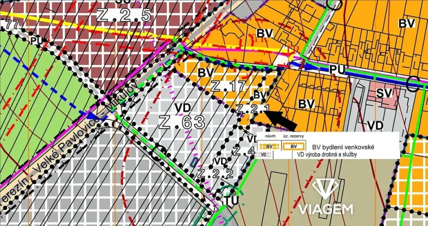 Prodej podílu pole, Velké Pavlovice, 224 m2