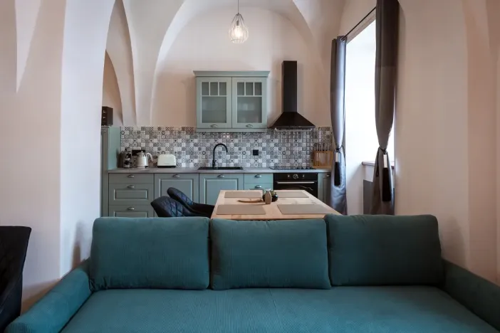 Prodej bytu 2+kk, Jáchymov, náměstí Republiky, 70 m2
