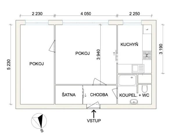 Prodej bytu 2+1, Havířov - Město, Karvinská, 44 m2