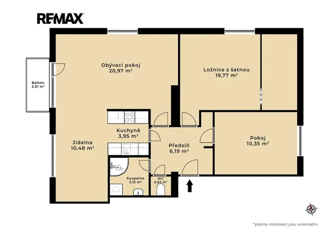 Pronájem bytu 3+kk, Praha - Dejvice, Šárecká, 76 m2