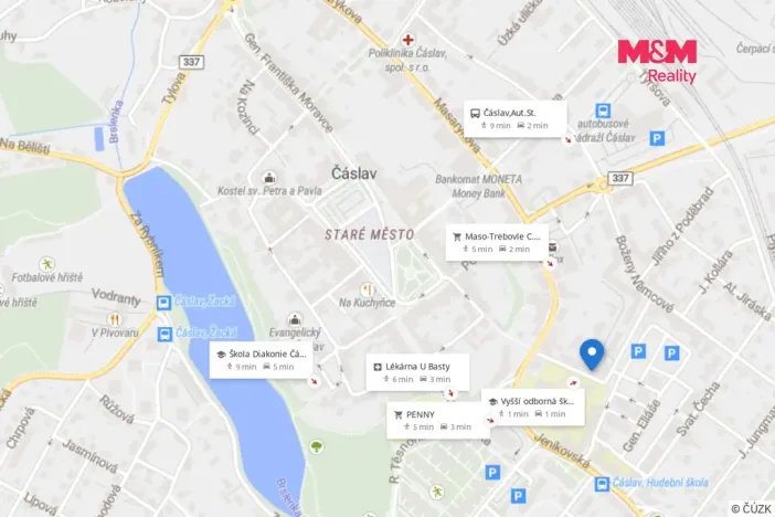 Prodej bytu 3+1, Čáslav - Čáslav-Nové Město, Přemysla Otakara II., 95 m2