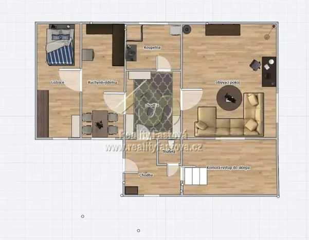 Prodej rodinného domu, Újezd u Svatého Kříže, 100 m2