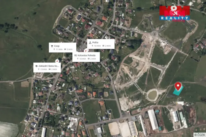 Prodej pozemku pro bydlení, Kolová, 1100 m2
