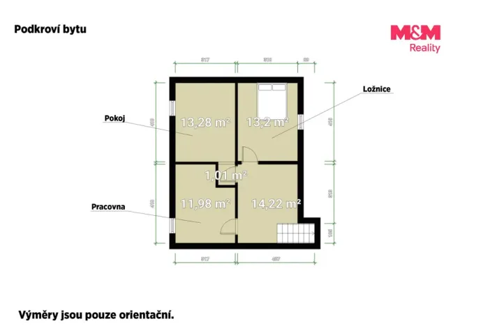 Prodej bytu 4+kk, Cheb, Růžový kopeček, 158 m2
