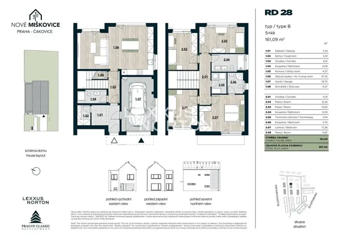 Prodej rodinného domu, Praha - Miškovice, Polabská, 161 m2