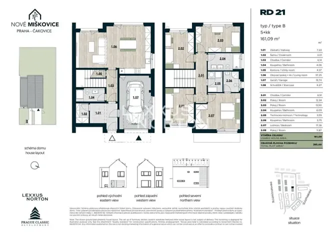 Prodej rodinného domu, Praha - Miškovice, Polabská, 161 m2
