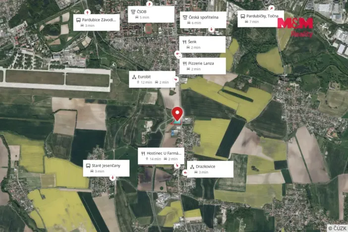 Prodej komerčního pozemku, Pardubice - Dražkovice, 13602 m2