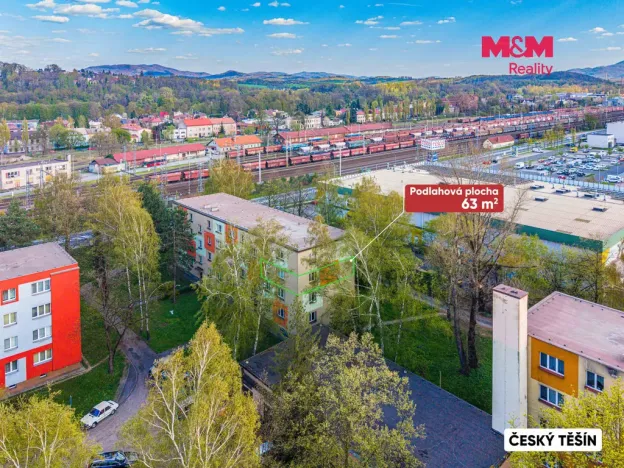 Prodej bytu 3+1, Český Těšín, U Mlékárny, 63 m2