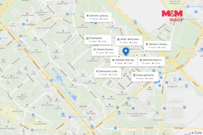 Prodej bytu 3+1, Praha - Prosek, Lovosická, 66 m2