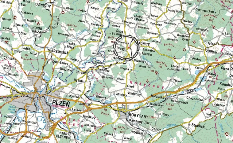 Prodej pozemku pro bydlení, Břasy, 6448 m2