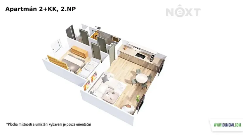 Prodej apartmánu, Staré Město, Sportovní, 57 m2