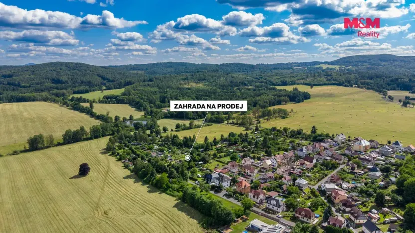 Prodej zahrady, Šluknov, 403 m2