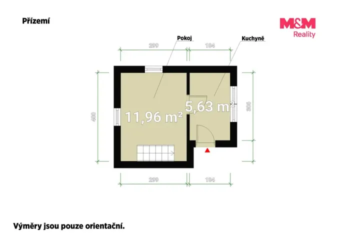 Prodej chaty, Ždírec - Žďár, 12 m2