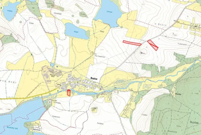 Prodej pole, Buzice, 19055 m2