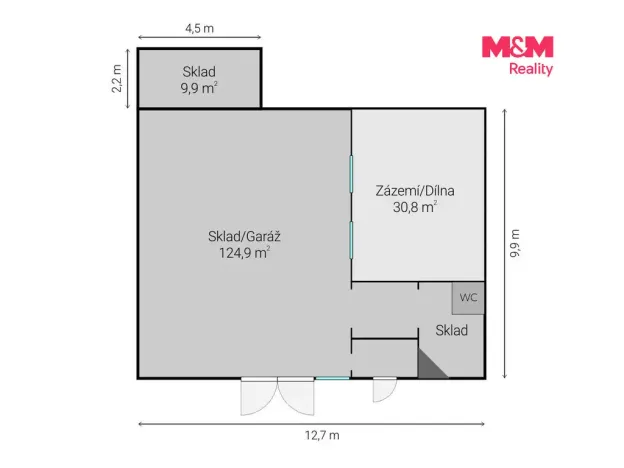 Prodej skladu, Březová nad Svitavou, 135 m2