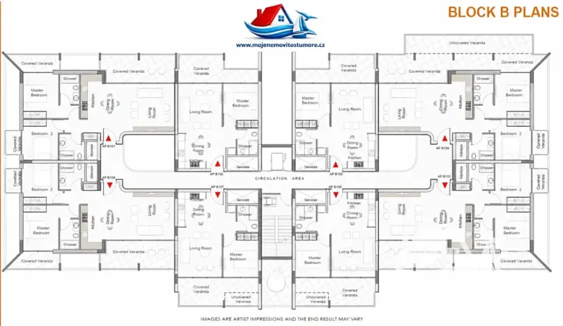 Prodej bytu 2+1, Kapparis, Kypr, 84 m2