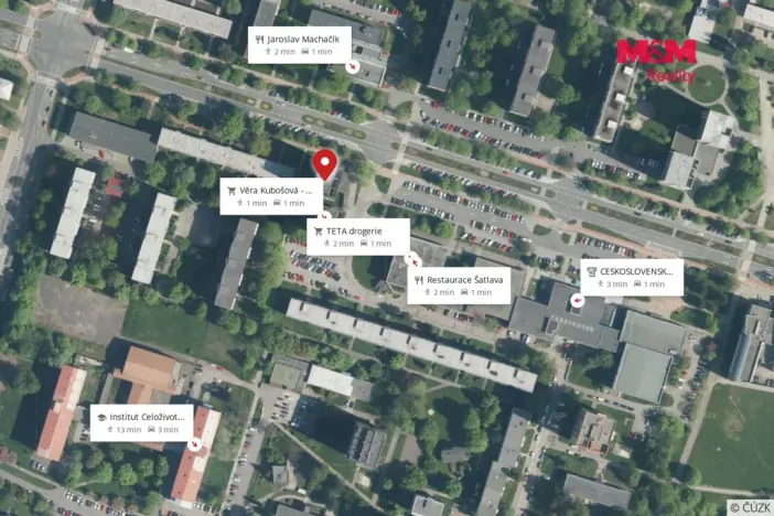 Pronájem bytu 2+1, Havířov - Podlesí, Kosmonautů, 45 m2
