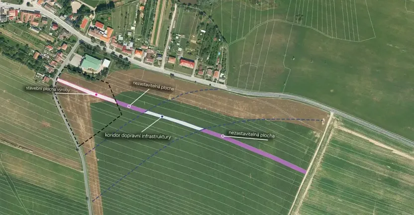 Prodej komerčního pozemku, Předín, 5761 m2