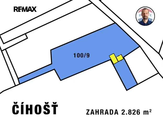 Prodej zahrady, Číhošť, 2826 m2