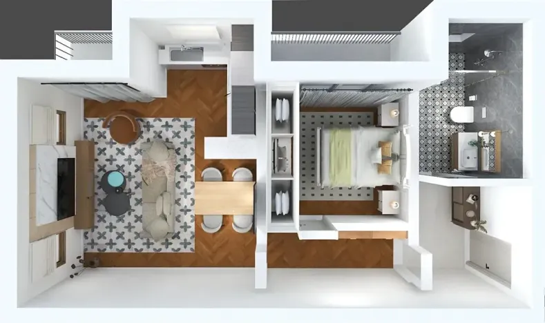 Prodej bytu 2+kk, Risan, Černá Hora, 54 m2