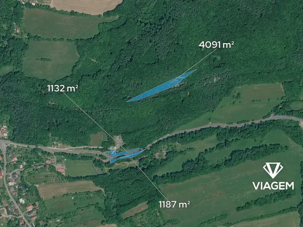 Prodej lesa, Bratřejov, 4108 m2