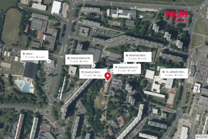 Pronájem obchodního prostoru, Most, Javorová, 58 m2
