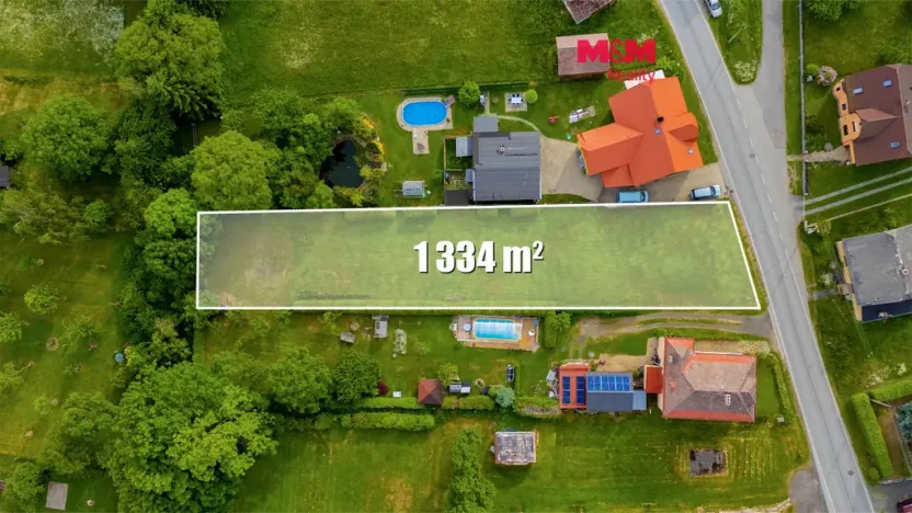 Prodej pozemku pro bydlení, Zásada, 1334 m2