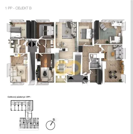 Prodej bytu 3+kk, Nové Hutě, 55 m2
